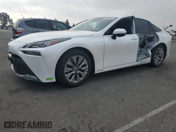 2023 Toyota Mirai XLE with VIN JTDAAAAA8PA009516, listed as a Copart auction lot 62543395 with 27,867 mi miles and Salvage title. Bid and sale history available at DreamBid. Image 1.