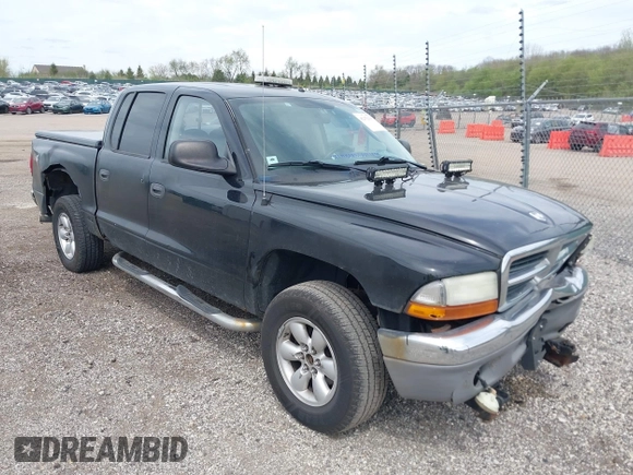 2004 Dodge Dakota SLT z VIN 1D7HG48N54S664848, wystawiony jako IAAI lot #42152635 z przebiegiem 153 824 mil mil oraz . Historia ofert i sprzedaży dostępna na DreamBid. Obrazek 1.