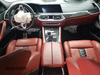 2021 BMW X6 M with VIN 5YMCY0C07M9H08985, listed as a Copart auction lot 88762065 with 0 mi miles and Salvage Title. Bid and sale history available at carsss.com. Image 8.