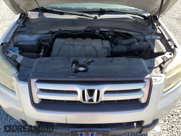 2006 Honda Pilot EX-L with VIN 2HKYF18546H512704, listed as a Copart auction lot 53295185 with 218,307 mi miles and Salvage Title. Bid and sale history available at DreamBid. Image 12.