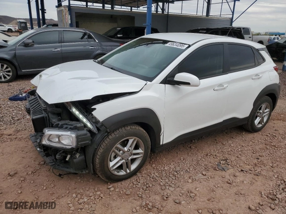 2021 Hyundai Kona SE with VIN KM8K12AA9MU712655, listed as a Copart auction lot 49634095 with 32,185 mi miles and Salvage Title. Bid and sale history available at carsss.com. Image 1.