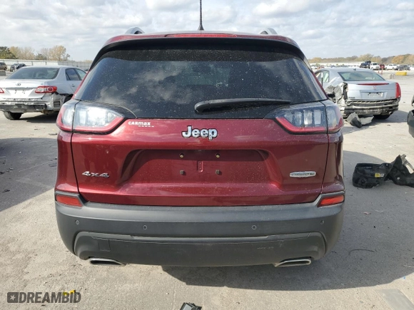 2021 Jeep Cherokee 80th Anniversary with VIN 1C4PJMMX6MD103304, listed as a Copart auction lot 78439544 with 29017 miles and Salvage Title. Bid and sale history available at carsss.com. Image 6.