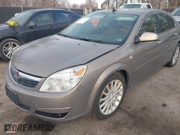 2008 Saturn Aura XR with VIN 1G8ZV577X8F149835, listed as a IAAI auction lot 41472542 with 198,965 mi miles. Bid and sale history available at carsss.com. Image 2.