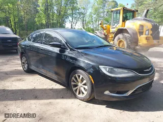 2015 Chrysler 200 C with VIN 1C3CCCCBXFN650313, listed as a IAAI auction lot 42118312 with 255,710 mi miles. Bid and sale history available at carsss.com. Image 1.