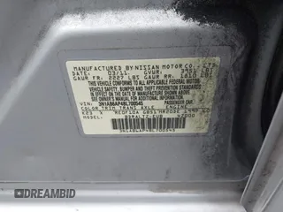 2011 Nissan Sentra SR with VIN 3N1AB6AP4BL700545, listed as a IAAI auction lot 41853263 with 263,866 mi miles and . Bid and sale history available at DreamBid. Image 9.