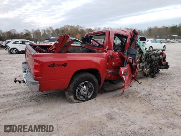 2005 Dodge Dakota Laramie with VIN 1D7HW58N55S194962, listed as a Copart auction lot 78866464 with Not Provided miles and Salvage Title. Bid and sale history available at DreamBid. Image 3.