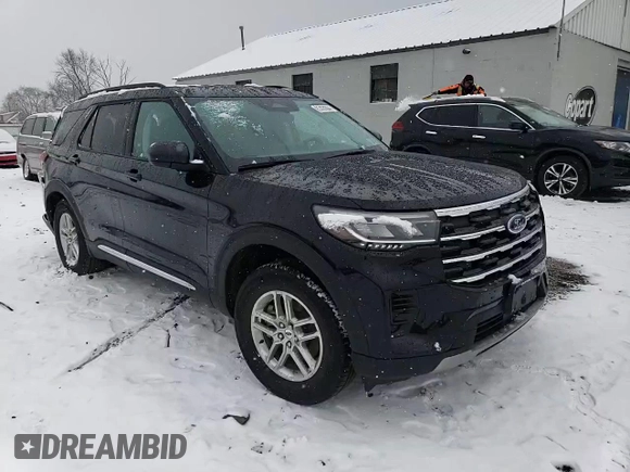 2025 Ford Explorer Active with VIN 1FMUK8DH4SGA45782, listed as a Copart auction lot 87474304 with 1,341 mi miles and Salvage Title. Bid and sale history available at carsss.com. Image 15.