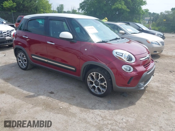 2015 FIAT 500L Urbana Trekking z VIN ZFBCFADH6FZ030774, wystawiony jako IAAI lot #42687006 z przebiegiem 76 193 mil mil oraz . Historia ofert i sprzedaży dostępna na DreamBid. Obrazek 1.