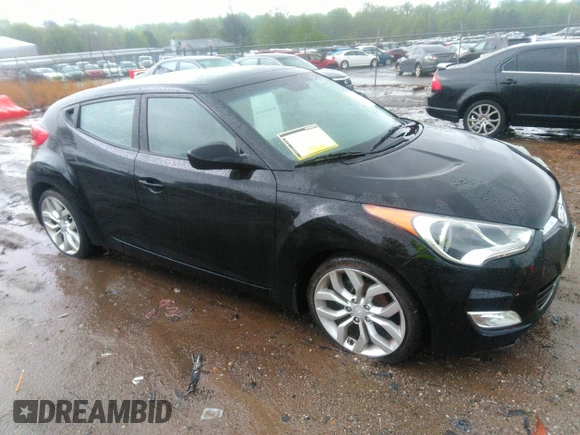 2012 Hyundai Veloster w/Gray Int with VIN KMHTC6AD2CU024382, listed as a IAAI auction lot 41980192 with 46,684 mi miles and . Bid and sale history available at DreamBid. Image 1.