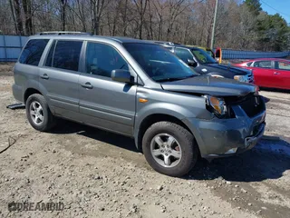 2008 Honda Pilot EX with VIN 5FNYF18408B036363, listed as a IAAI auction lot 41612330 with 217,835 mi miles. Bid and sale history available at carsss.com. Image 1.