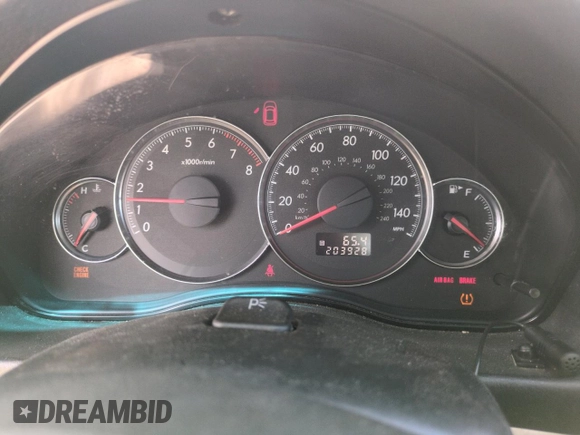 2008 Subaru Legacy with VIN 4S3BL616986224432, listed as a Copart auction lot 53734355 with 203,928 mi miles and Salvage title. Bid and sale history available at DreamBid. Image 9.
