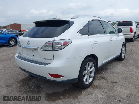 2010 Lexus RX 350 with VIN 2T2BK1BA1AC079048, listed as a IAAI auction lot 42391234 with 116,152 mi miles and . Bid and sale history available at DreamBid. Image 4.