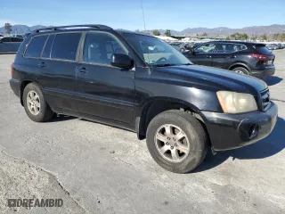 2001 Toyota Highlander with VIN JTEGF21AX10013948, listed as a Copart auction lot 46531415 with 198,072 mi miles and Salvage Title. Bid and sale history available at carsss.com. Image 4.