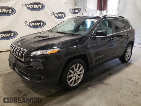 2018 Jeep Cherokee Limited with VIN 1C4PJMDX2JD556105, listed as a Copart auction lot 50519635 with 127,371 mi miles and Clean Title. Bid and sale history available at carsss.com. Image 1.