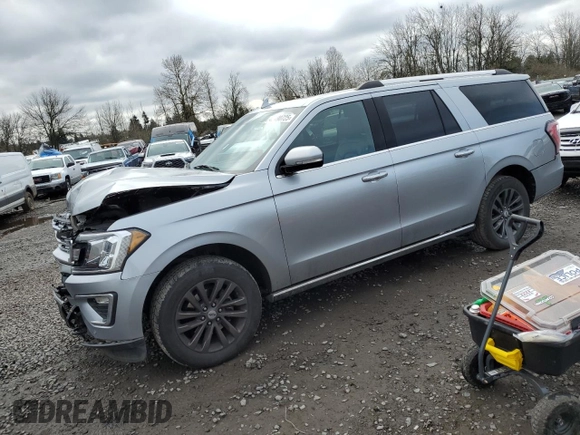 2021 Ford Expedition Max Limited с VIN 1FMJK2AT0MEA07439, выставлен на аукционе Copart как лот 48490725 с пробегом 83 027 миль миль и Списание • Salvage title. История ставок и продаж доступна на DreamBid. Изображение 1.