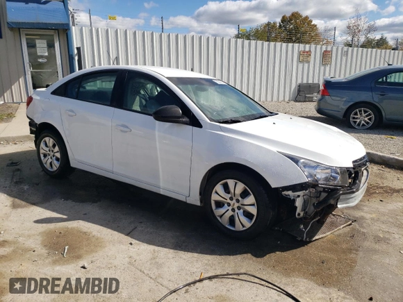 2015 Chevrolet Cruze LS with VIN 1G1PA5SH9F7173942, listed as a Copart auction lot 75904094 with 139,002 mi miles and Non Repairable. Bid and sale history available at DreamBid. Image 4.