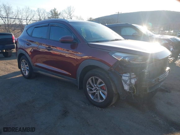 2016 Hyundai Tucson SE with VIN KM8J3CA46GU127042, listed as a IAAI auction lot 41486523 with 110,065 mi miles. Bid and sale history available at carsss.com. Image 1.