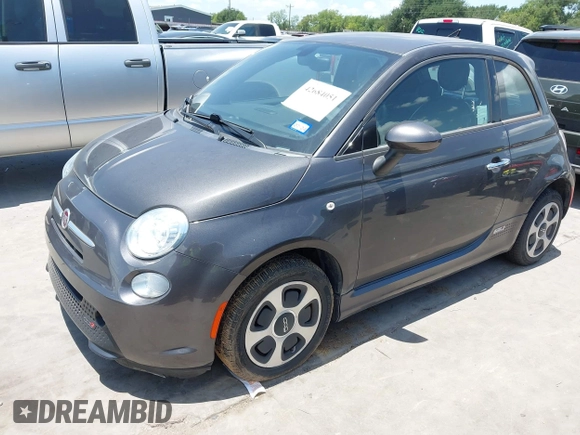 2016 FIAT 500e with VIN 3C3CFFGE7GT122081, listed as a IAAI auction lot 42684051 with Not provided miles and . Bid and sale history available at DreamBid. Image 2.