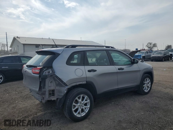 2015 Jeep Cherokee Sport with VIN 1C4PJMAB3FW615621, listed as a Copart auction lot 52330115 with 160,739 mi miles and Salvage title. Bid and sale history available at DreamBid. Image 3.