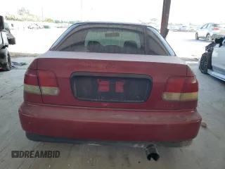 1998 Honda Civic LX with VIN 1HGEJ6676WL018876, listed as a Copart auction lot 55343785 with 167,876 mi miles and Salvage Title. Bid and sale history available at DreamBid. Image 6.