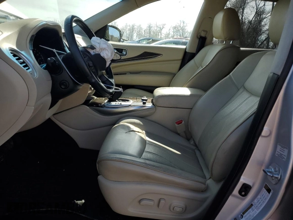 2015 Infiniti QX60 with VIN 5N1AL0MM0FC515754, listed as a Copart auction lot 48455105 with 95,431 mi miles and Salvage title. Bid and sale history available at DreamBid. Image 7.