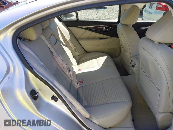 2017 Infiniti Q50 Premium with VIN JN1EV7AR8HM841827, listed as a IAAI auction lot 42663637 with 55,510 mi miles and . Bid and sale history available at DreamBid. Image 8.