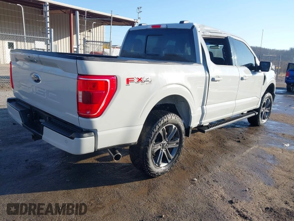 2023 Ford F-150 XL with VIN 1FTFW1E58PFB33406, listed as a IAAI auction lot 41768342 with 42,054 mi miles. Bid and sale history available at carsss.com. Image 4.