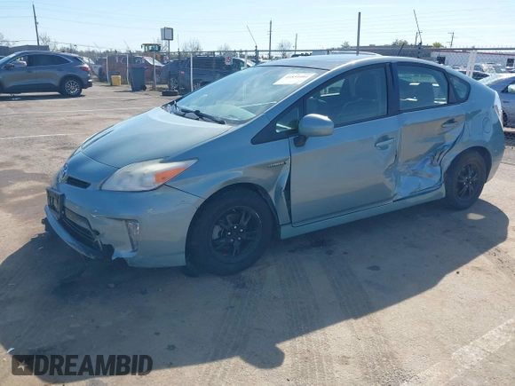 2013 Toyota Prius One with VIN JTDKN3DU4D1632511, listed as a IAAI auction lot 41834484 with 140,296 mi miles. Bid and sale history available at carsss.com. Image 2.