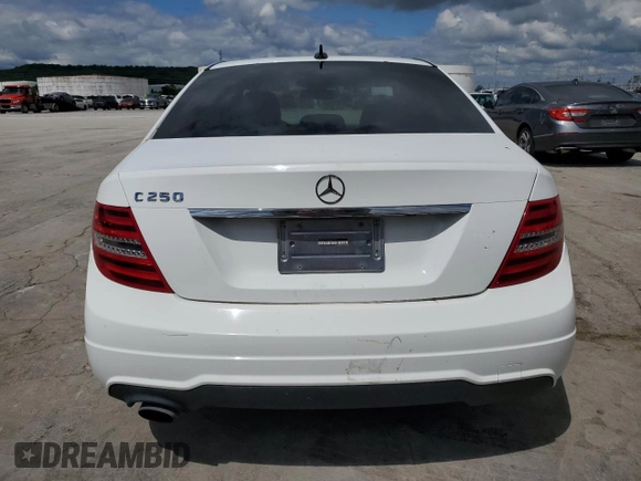2013 Mercedes-Benz C 250 Sport with VIN WDDGF4HB1DR270887, listed as a Copart auction lot 56064215 with 267,210 mi miles and Clean Title. Bid and sale history available at DreamBid. Image 6.