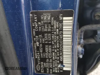 2005 Hyundai Tucson GLS with VIN KM8JN12D05U074879, listed as a Copart auction lot 73746674 with 0 mi miles and Salvage Title. Bid and sale history available at carsss.com. Image 14.