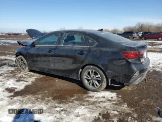 2022 Kia Forte LXS with VIN 3KPF24AD4NE428908, listed as a Copart auction lot 45915795 with 21,107 mi miles and Salvage Title. Bid and sale history available at carsss.com. Image 2.