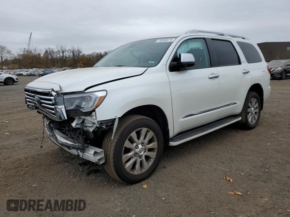 2019 Toyota Sequoia Platinum with VIN 5TDDY5G19KS165616, listed as a Copart auction lot 78350474 with 63,889 mi miles and Salvage Title. Bid and sale history available at carsss.com. Image 1.