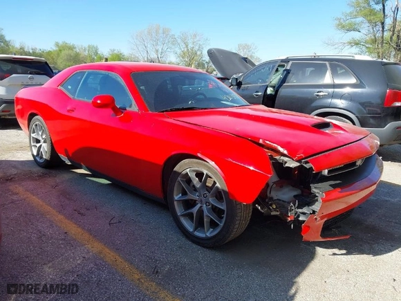 2023 Dodge Challenger GT with VIN 2C3CDZJG5PH510341, listed as a IAAI auction lot 42034775 with 37,772 mi miles. Bid and sale history available at carsss.com. Image 1.