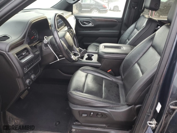 2021 Chevrolet Tahoe LT with VIN 1GNSCNKD5MR252123, listed as a Copart auction lot 42582425 with 114,130 mi miles and Salvage Title. Bid and sale history available at carsss.com. Image 7.