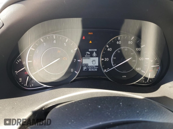 2020 Nissan Armada SL with VIN JN8AY2NDXLX016355, listed as a Copart auction lot 58018284 with 122,370 mi miles and Salvage Title. Bid and sale history available at carsss.com. Image 9.
