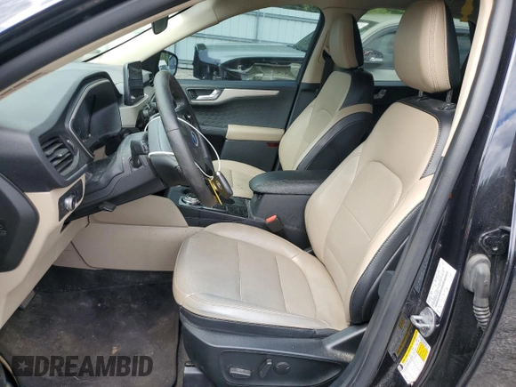 2020 Ford Escape SEL with VIN 1FMCU9H68LUB17865, listed as a Copart auction lot 58217685 with 113,569 mi miles and Salvage title. Bid and sale history available at DreamBid. Image 7.