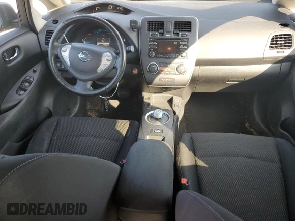 2015 Nissan LEAF SV with VIN 1N4AZ0CP5FC319989, listed as a Copart auction lot 64185663 with 69,099 mi miles. Bid and sale history available at carsss.com. Image 8.