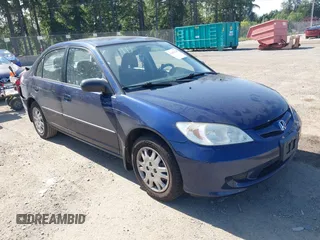 2005 Honda Civic LX z VIN JHMES16525S001668, wystawiony jako IAAI lot #42422128 z przebiegiem 166 166 mil mil oraz . Historia ofert i sprzedaży dostępna na DreamBid. Obrazek 1.