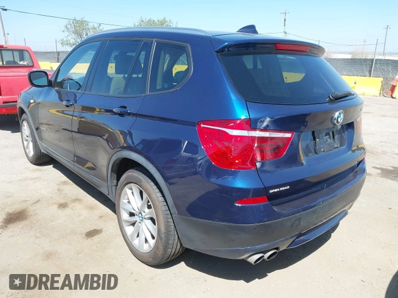 2014 BMW X3 xDrive28i with VIN 5UXWX9C5XE0D33090, listed as a IAAI auction lot 41932561 with 42,783 mi miles and . Bid and sale history available at DreamBid. Image 3.