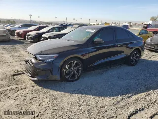 2023 Audi A3 Premium Plus with VIN WAUHUDGY9PA022476, listed as a Copart auction lot 85171164 with 23,630 mi miles and Salvage Title. Bid and sale history available at carsss.com. Image 1.