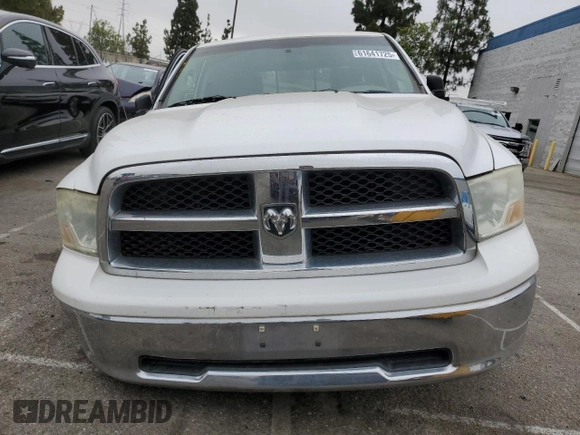 2011 Ram 1500 SLT with VIN 1D7RB1GP0BS672907, listed as a Copart auction lot 61641725 with 130,826 mi miles and Salvage title. Bid and sale history available at DreamBid. Image 5.