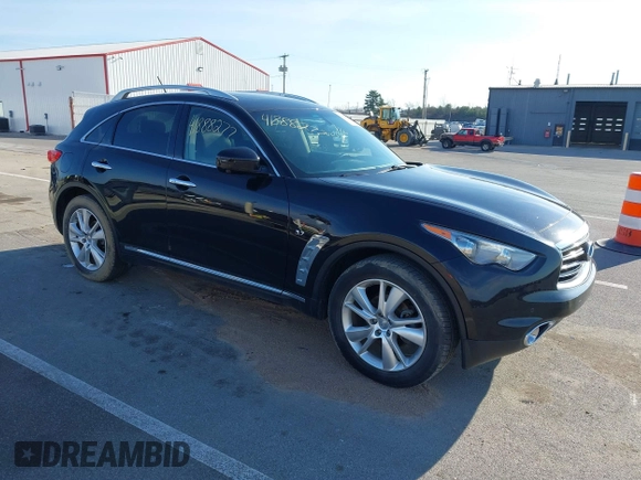 2016 Infiniti QX70 with VIN JN8CS1MW8GM750488, listed as a IAAI auction lot 41888277 with 146,484 mi miles and . Bid and sale history available at DreamBid. Image 1.