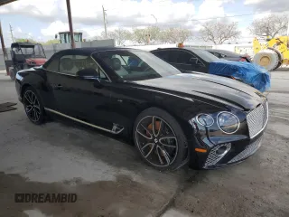 2022 Bentley Continental GT GT V8 with VIN SCBDG4ZGXNC093834, listed as a Copart auction lot 53644245 with 6,578 mi miles and Salvage Title. Bid and sale history available at DreamBid. Image 4.