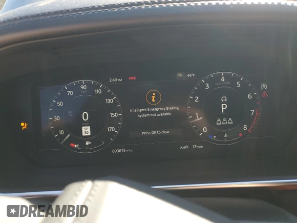 2020 Land Rover Range Rover P525 HSE с VIN SALGS2SE2LA586365, выставлен на аукционе Copart как лот 89081005 с пробегом 93 615 миль миль и Списание • Salvage title. История ставок и продаж доступна на DreamBid. Изображение 9.