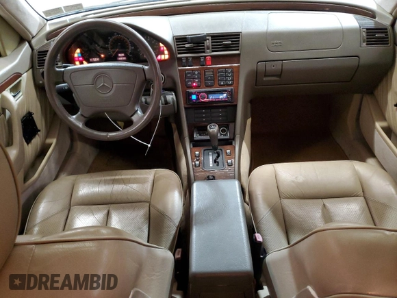 1995 Mercedes-Benz C with VIN WDBHA28E8SF115598, listed as a Copart auction lot 50145195 with 129,134 mi miles and Clean Title. Bid and sale history available at carsss.com. Image 8.