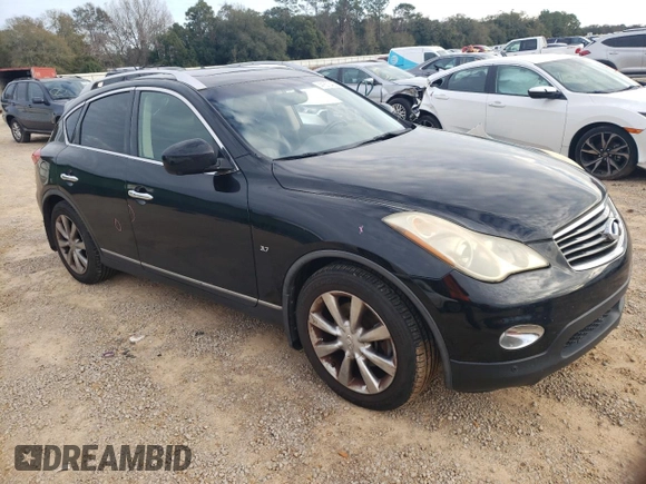 2014 Infiniti QX50 Journey with VIN JN1BJ0HR3EM191506, listed as a Copart auction lot 41670425 with 127,409 mi miles and Salvage Title. Bid and sale history available at carsss.com. Image 4.
