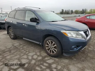 2014 Nissan Pathfinder S z VIN 5N1AR2MM6EC683780, wystawiony jako Copart lot #53551405 z przebiegiem 134 840 mil mil oraz Czysty tytuł • Clean title. Historia ofert i sprzedaży dostępna na DreamBid. Obrazek 4.