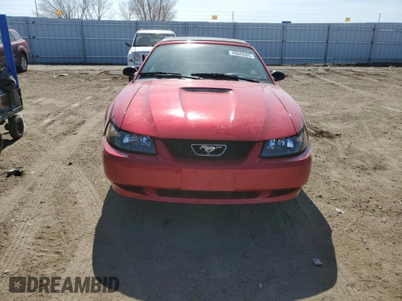 2001 Ford Mustang Deluxe with VIN 1FAFP44461F229846, listed as a Copart auction lot 49043565 with 99,534 mi miles and Salvage Title. Bid and sale history available at carsss.com. Image 5.