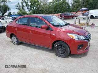 2021 Mitsubishi Mirage ES with VIN ML32FUFJ3MHF07244, listed as a Copart auction lot 59091725 with 44,793 mi miles and Salvage title. Bid and sale history available at DreamBid. Image 4.