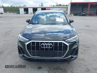 2020 Audi Q3 S line Premium Plus with VIN WA1EECF33L1052774, listed as a IAAI auction lot 42199200 with 55,008 mi miles and . Bid and sale history available at DreamBid. Image 12.